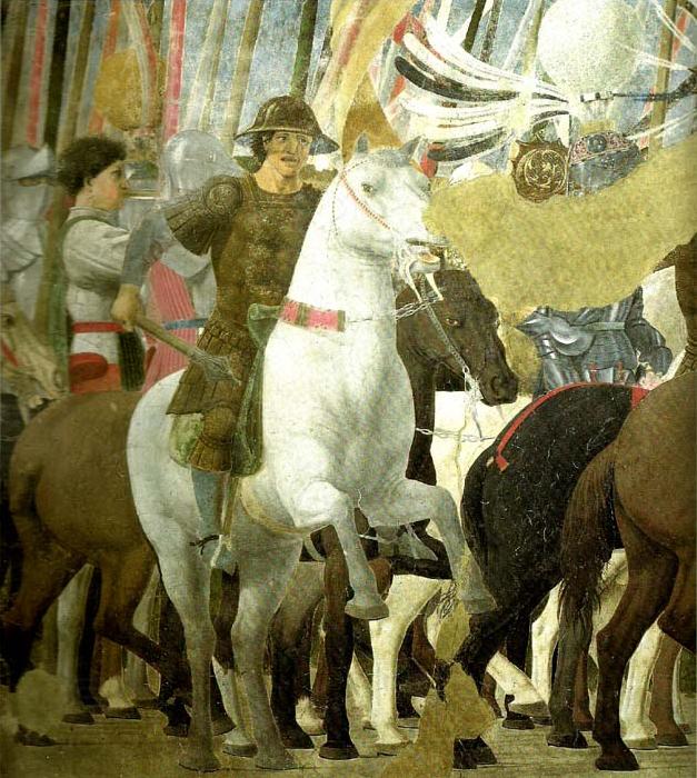 Piero della Francesca the legend of the true cross, detail